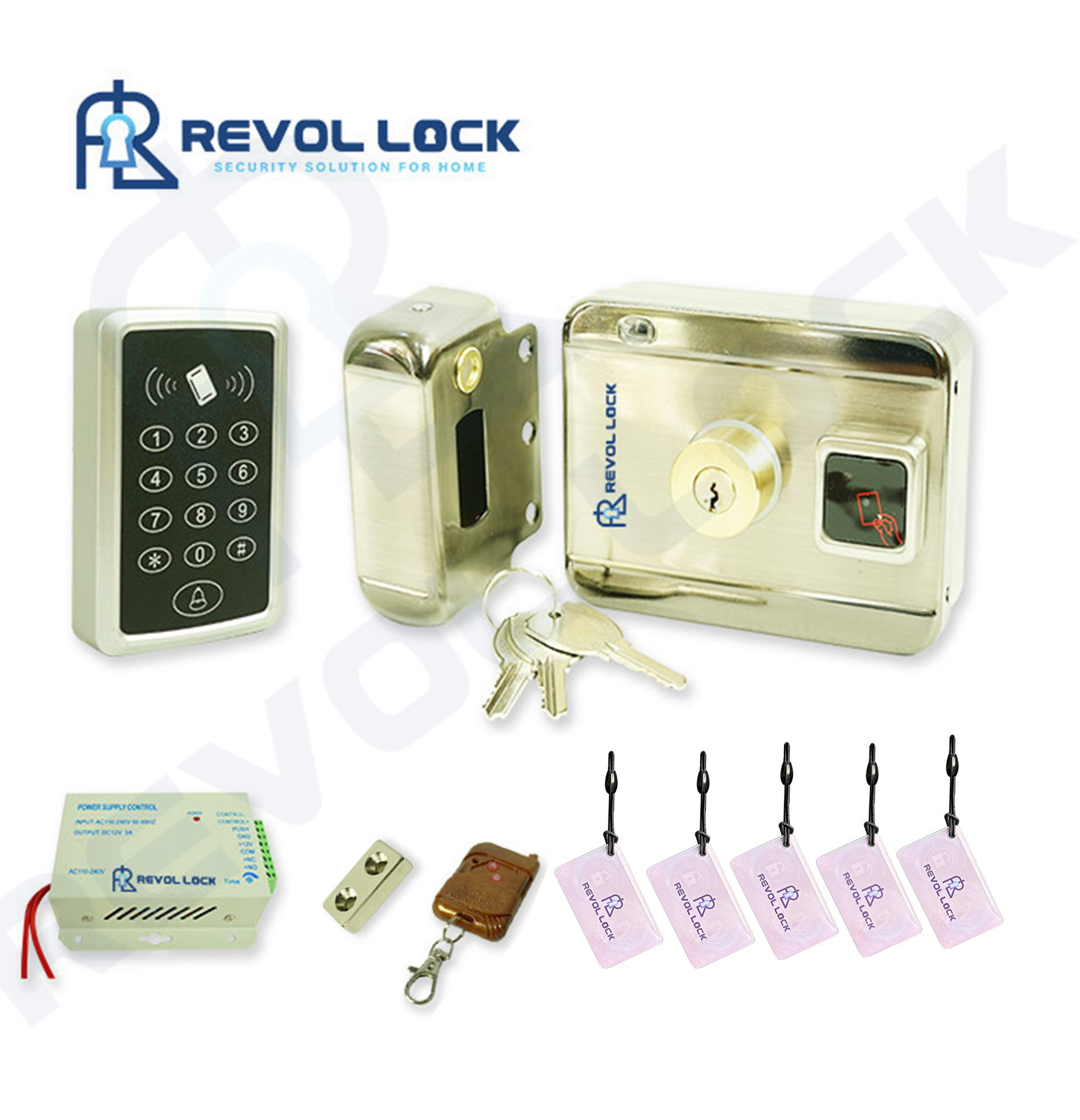 Khóa cổng thẻ từ Revol Lock BASIC-RV2